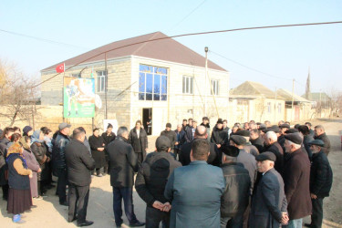 Fəxralı kəndində sakinlərin su təminatının yaxşılaşdırılması sahəsində əsaslı işlər görülüb