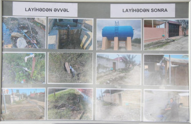 Rəhimli kəndində  357 abonentə çəkilmiş fərdi içməli su xəttləri istifadəyə verildi