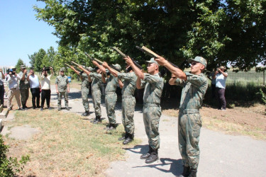 Goranboy rayonunda Birinci Qarabağ müharibəsinin itkin şəhidinin dəfn mərasimi keçirildi