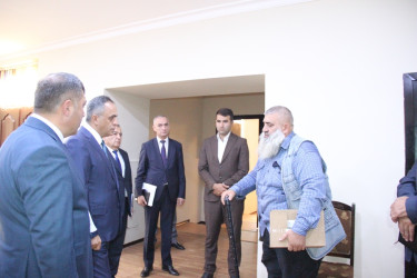 Goranboy rayon İcra Hakimiyyətində vətəndaşlar qəbul edildi, müraciətləri dinlənildi
