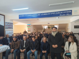 Goranboyda yeni ilin ilk səyyar qəbulu Əlirzalı kəndində keçirildi