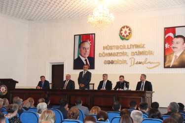 Goranboy Rayon İcra Hakimiyyəti başçısı yanında Şuranın növbəti iclası keçirildi