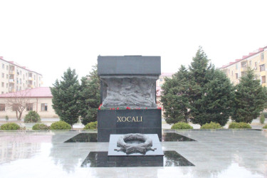 Goranboyda, Xocalı soyqırımı faciəsinin 34-cü ildönümü ilə bağlı, ümumrayon tədbiri keçirildi