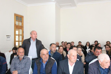 Qızılhacılıda səyyar qəbul keçirildi