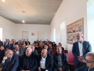 Goranboyda növbəti səyyar qəbul Zeyvə kəndində keçirildi