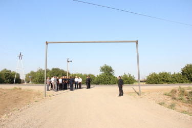 Goranboyda icra başçısı yolun cari təmirindən sonrakı vəziyyətinə baxış keçirdi