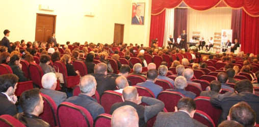 Goranboyda şair, yazıçı-publisist İsgəndər Səklikovun 70 illik yubileyinə həsr olunmuş tədbir keçirildi