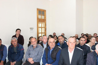 Qızılhacılıda səyyar qəbul keçirildi