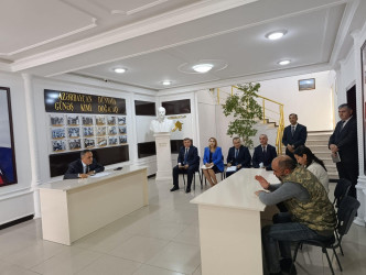 Goranboy rayon İcra Hakimiyyətində vətəndaşlar qəbul edildi, müraciətləri dinlənildi