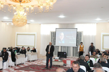 Goranboyda Ümummilli Lider Heydər Əliyevin anım günü ilə bağlı, ehsan süfrəsi təşkil olundu
