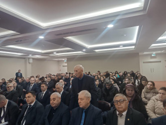 Goranboy şəhərində səyyar qəbul keçirildi