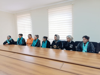 Goranboyda icra başçısı bir qrup şəhid ailələri ilə görüşdü