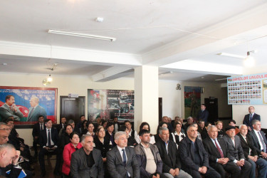 Goranboyda növbəti səyyar qəbul Məşədiqaralar kəndində keçirildi