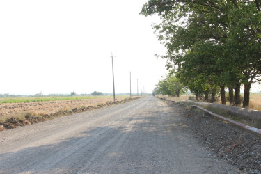 Goranboyda icra başçısı yolun cari təmirindən sonrakı vəziyyətinə baxış keçirdi