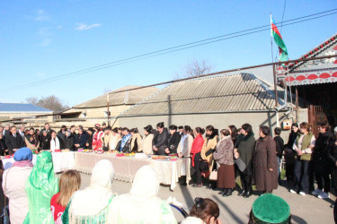 Goranboyda şəhid ailələri ilə birgə od çərşənbəsi qeyd edildi
