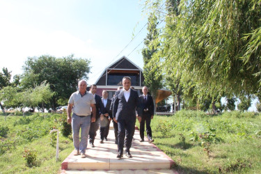 Goranboy Rayon İcra Hakimiyyətinin başçısı rayon ərazisində növbəti təsərrüfata baxış keçirdi