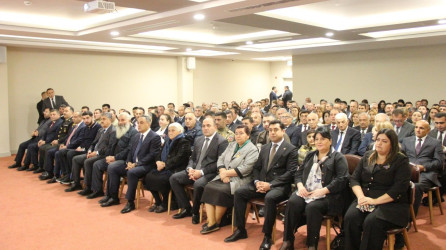 Goranboyda “08 noyabr-Zəfər Günü”nə həsr olunmuş, “Azərbaycan Respublikasının Prezidenti cənab İlham Əliyev-Qələbənin, Zəfərin memarı” adlı konfrans keçirildi