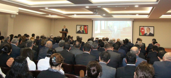 Goranboyda “Konstitusiya və Suverenlik İli” çərçivəsində “Azərbaycanın bugünkü və sabahkı inkişafının təminatçısı” adlı konfrans keçirildi