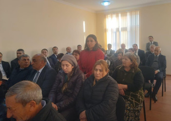 Goran qəsəbəsində səyyar qəbul keçirildi