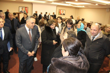Goranboy şəhərində səyyar qəbul keçirildi