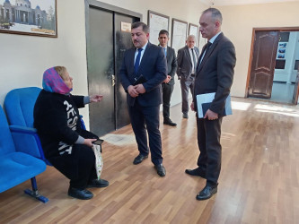 Goranboy rayon İcra Hakimiyyətində vətəndaşların müraciətləri dinlənildi