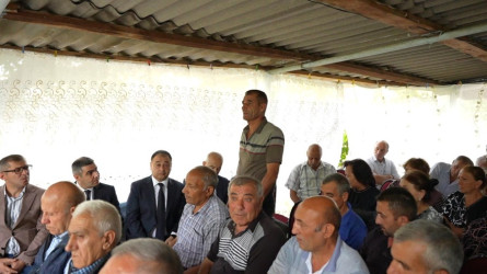 Goranboyda növbəti səyyar qəbul Gürzallar kəndində keçirildi
