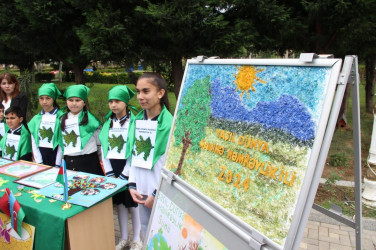 "Yaşıl dünya naminə həmrəylik ili" çərçivəsində rəsm və əl işləri sərgisi təşkil olundu.2024-cü il