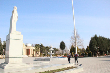 Gənclər və İdman naziri Goranboyda vətəndaşları qəbul etdi