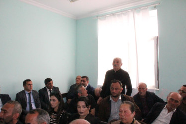 Nərimanlı kəndində səyyar qəbul keçirildi