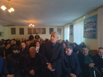 Goranboyda cari ilin son səyyar qəbulu Boluslu kəndində keçirildi