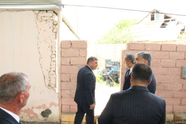 Goranboyda icra başçısı şəhid anasının müraciətini yerində araşdırdı