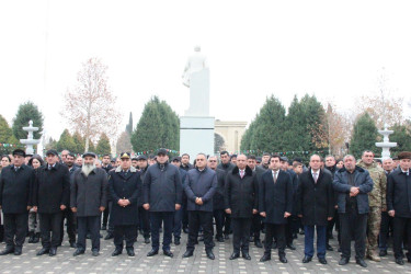 Goranboyda, “Konstitusiya və Suverenlik İli” çərçivəsində, 31 Dekabr-Dünya Azərbaycanlılarının  Həmrəyliyi Günü və 2026-cı ilin gəlişi ilə bağlı, tədbir keçirildi