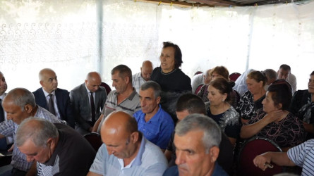Goranboyda növbəti səyyar qəbul Gürzallar kəndində keçirildi