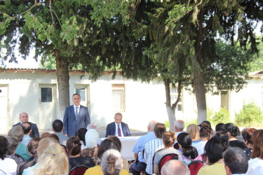 Goranboyda növbəti səyyar qəbul Şəfəq kəndində keçirildi