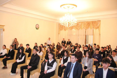 "Goranboy 2026-Gənclər Paytaxtı" ümumrayon tədbirləri çərçivəsində, Heydər Əliyev Mərkəzində bir qrup fəal gənclərlə görüş keçirildi