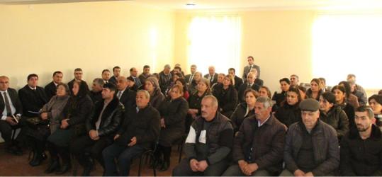 Goran qəsəbəsində səyyar qəbul keçirildi