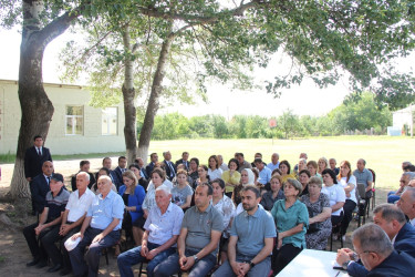 Goranboyda növbəti səyyar qəbul Şəfəq kəndində keçirildi