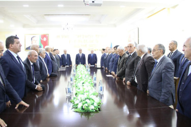 Goranboyda Ağsaqqallar Şurasının hesabat iclası keçirildi.