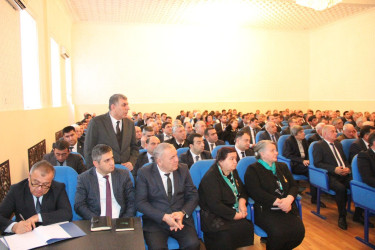 Goranboyda, “2025-ci ildə rayonun ictimai-siyasi,sosial-iqtisadi və mədəni inkişafı sahələrində görülmüş işlər və cari ildə qarşıda duran vəzifələr barədə” RİH Başçısının illik hesabat iclası keçirildi
