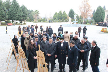 Goranboyda Ümummilli Lider Heydər Əliyevin anım günü ilə bağlı, Heydər Əliyev Mərkəzinə ekskursiya təşkil edildi