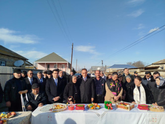 Goranboyda şəhid ailələri ilə birgə od çərşənbəsi qeyd edildi