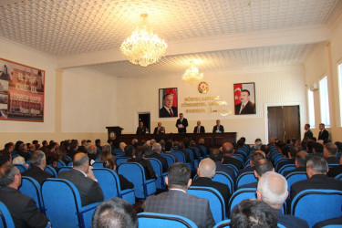 Goranboy rayon İcra Hakimiyyətində 2025-ci ilin 1-ci rübünün yekunları müzakirə edildi