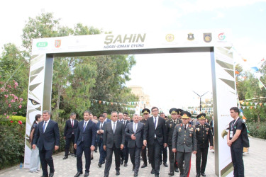 Goranboyda XXIX “Şahin” Hərbi-İdman oyununun final mərhələsi təntənəli şəkildə keçirildi