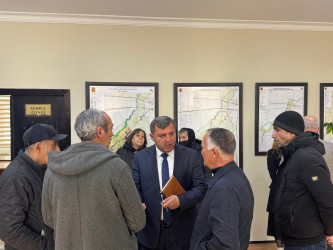 Goranboy rayon İcra Hakimiyyətində vətəndaşlar qəbul edildi, müraciətləri dinlənildi