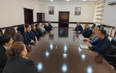 Goranboy rayon İcra Hakimiyyətində bir qrup şəhid ailələrinin müraciətləri dinlənildi