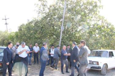 İcra Başçısı Qarqucaq və Şəfibəyli kəndlərində əhalini narahat edən problemləri yerində araşdırdı