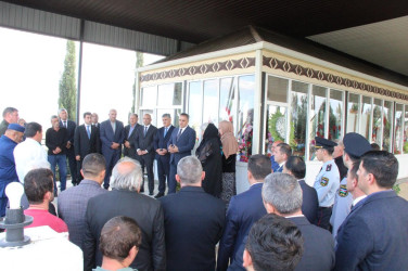 “27 sentyabr-Anım Günü”nün beşinci ildönümü ilə bağlı Səfikürd Şəhidlər Xiyabanında şəhidlərimizin məzarları ziyarət olundu