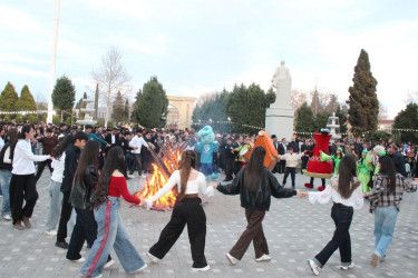 Goranboyda BaharFest və İlaxır çərşənbə-Novruz şənliyi bayram tədbirləri keçirildi