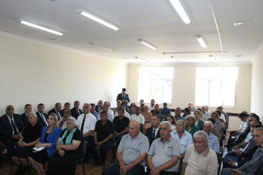 Goranboyda növbəti səyyar qəbul Tatarlı kəndində keçirildi
