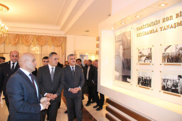 Goranboyda Ümummilli Lider Heydər Əliyevin anım günü ilə bağlı, Heydər Əliyev Mərkəzinə ekskursiya təşkil edildi